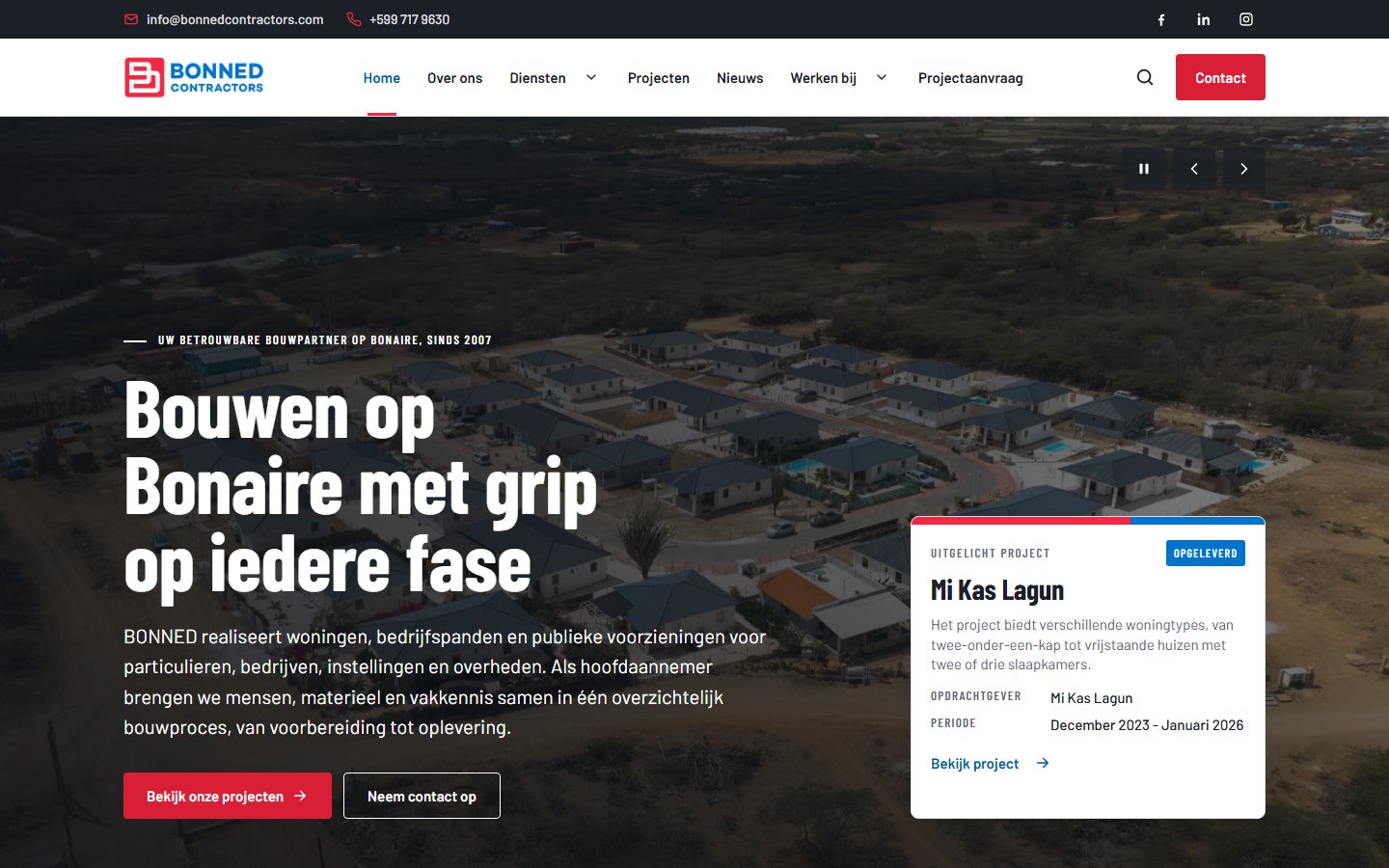 BONNED Contractors — homepage